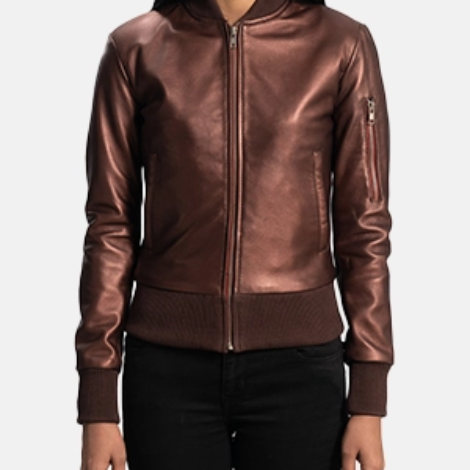 Women's+Reida+Maroon+Leather+Bomber+Jacket+Thumbnail-1-1664446598172